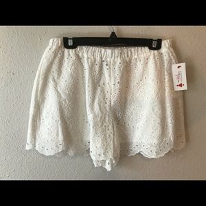 Eyelet Shorts